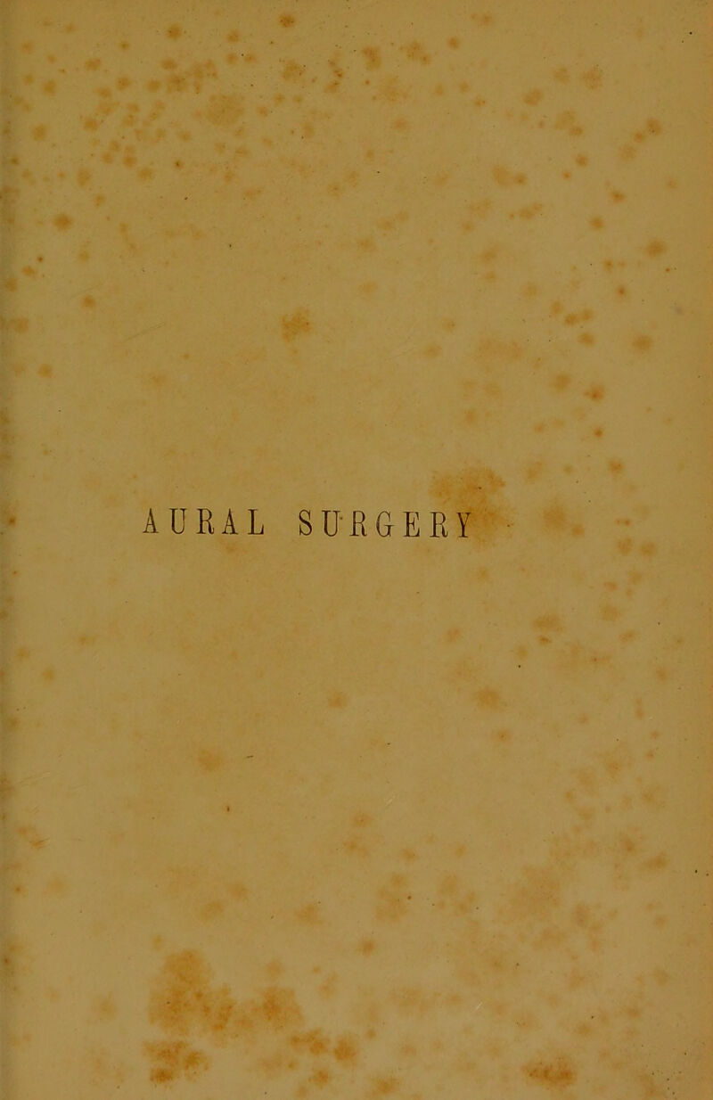 AORAL SURGERY