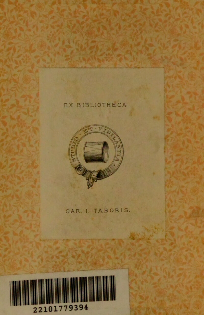 #< * T •>' ***** I /?’«•'  ' J 'i*; *V ?u CAR. I. TABOR IS.