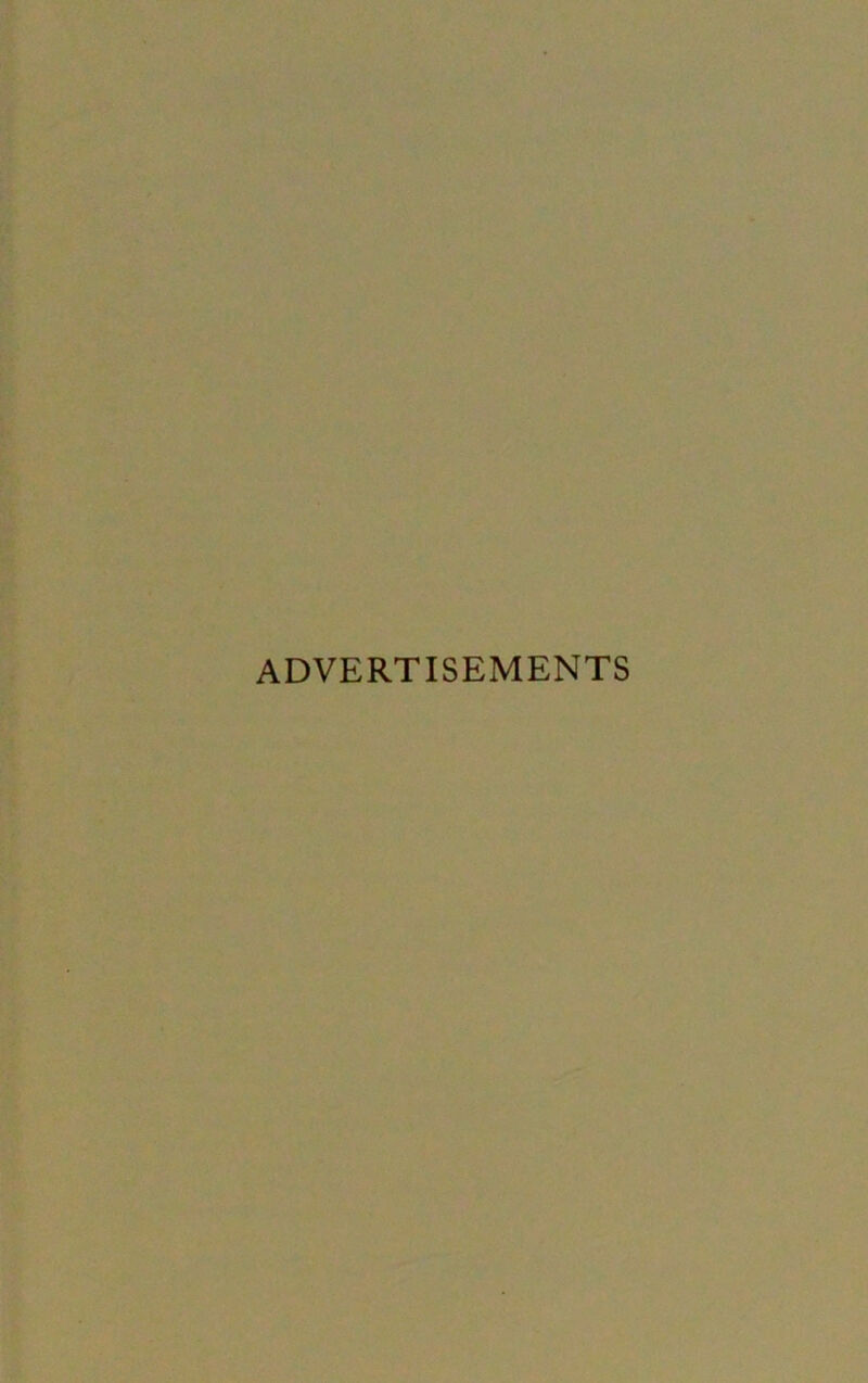 ADVERTISEMENTS