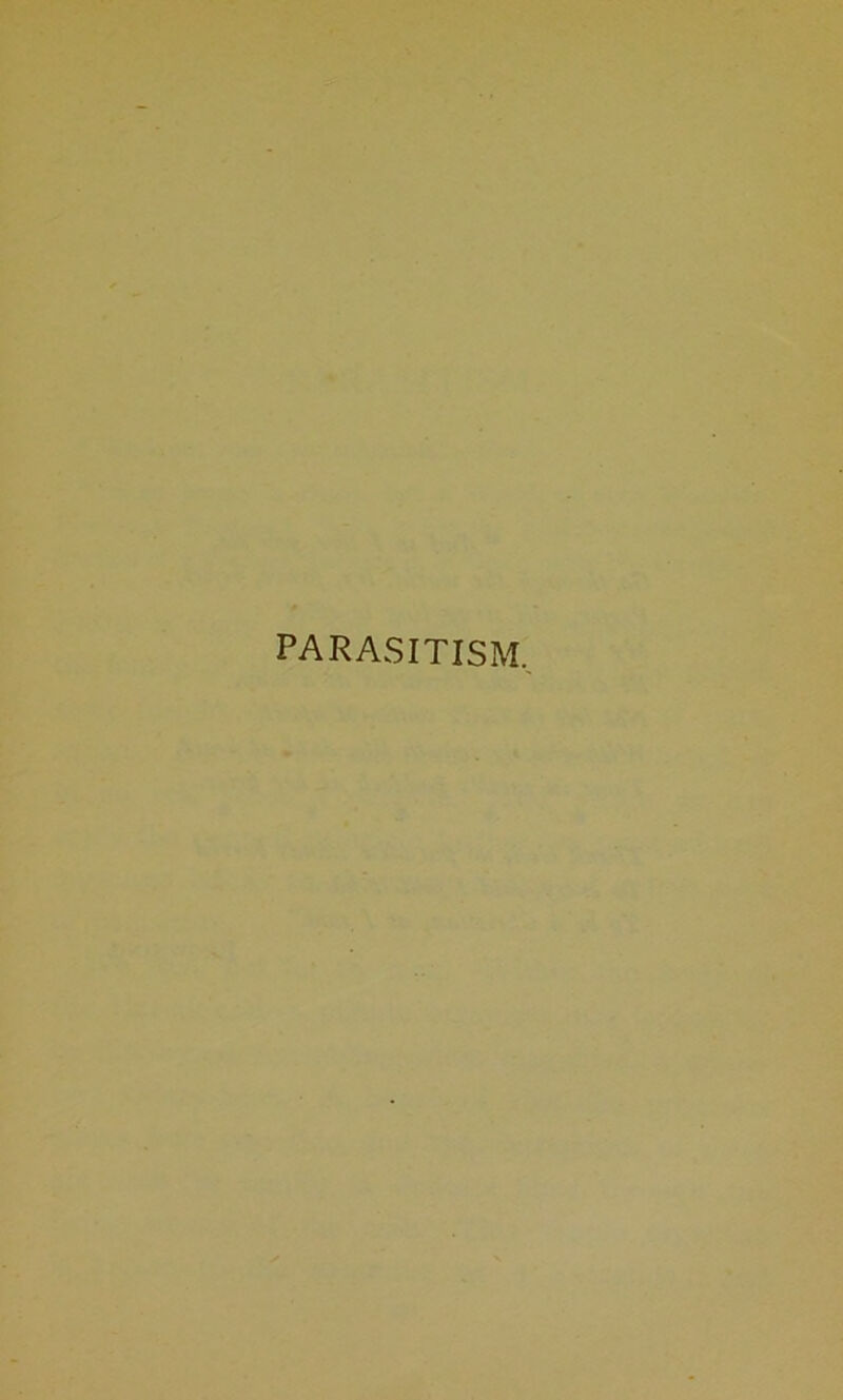 parasitism.