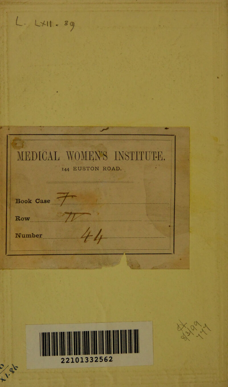 L- (oMI * 3y 144 EUSTON ROAD. 22101332562