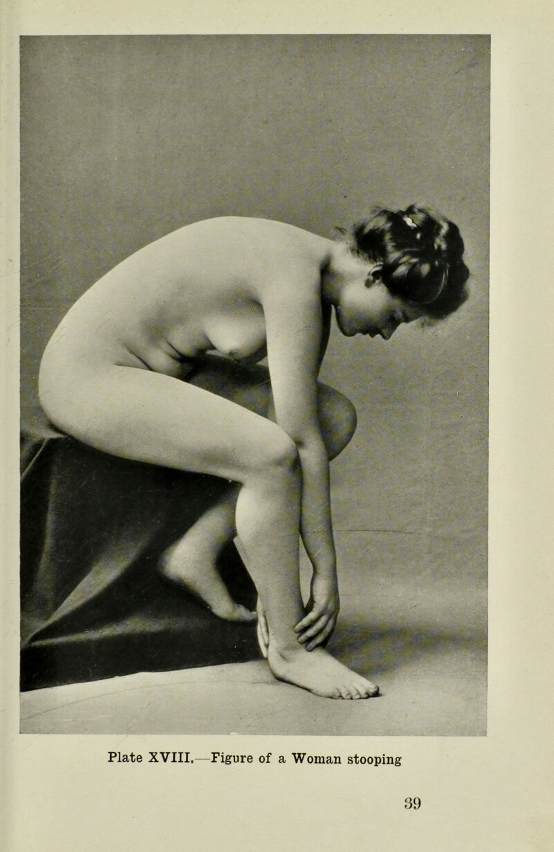 Plate XVIII,—Figure of a Woman stooping