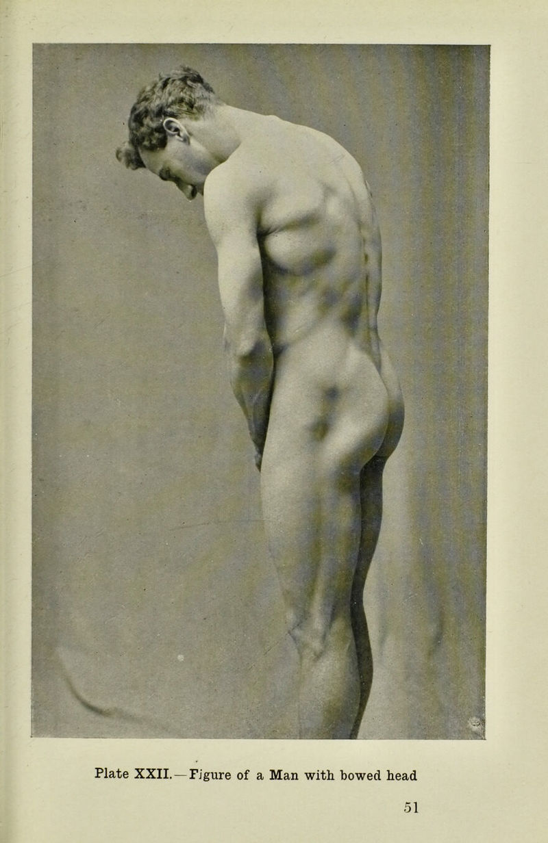 Plate XXII. —Figure of a Man with bowed head