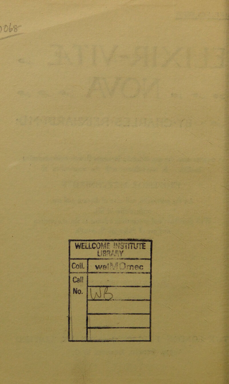 WEixcowr .'ssrmrrt UWURY Coil. wQlf^Omec Cal! • No. Wh. AY.