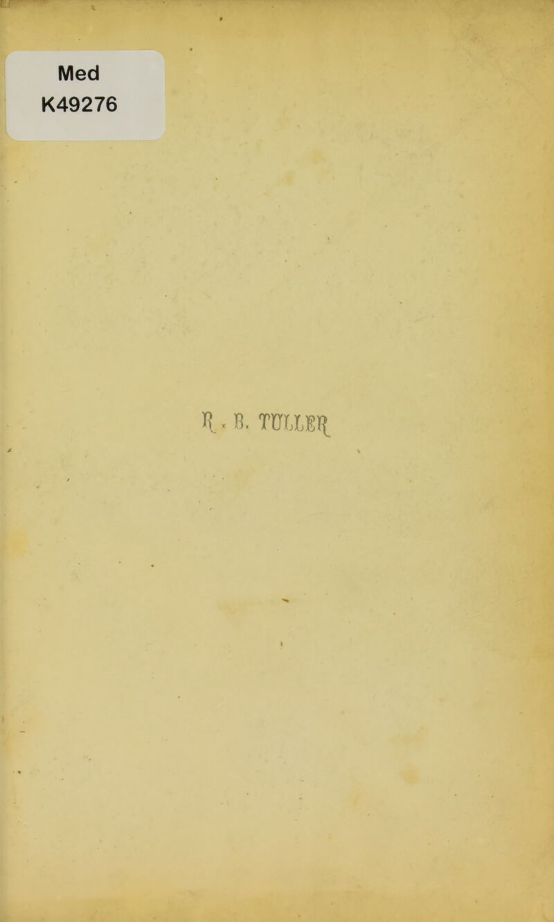 t Med K49276 K. B. rmui I t