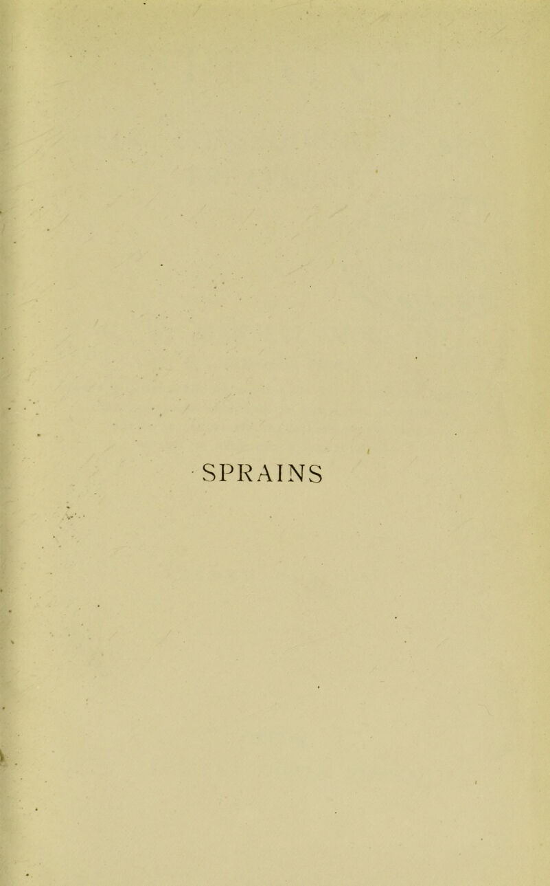 SPRAINS