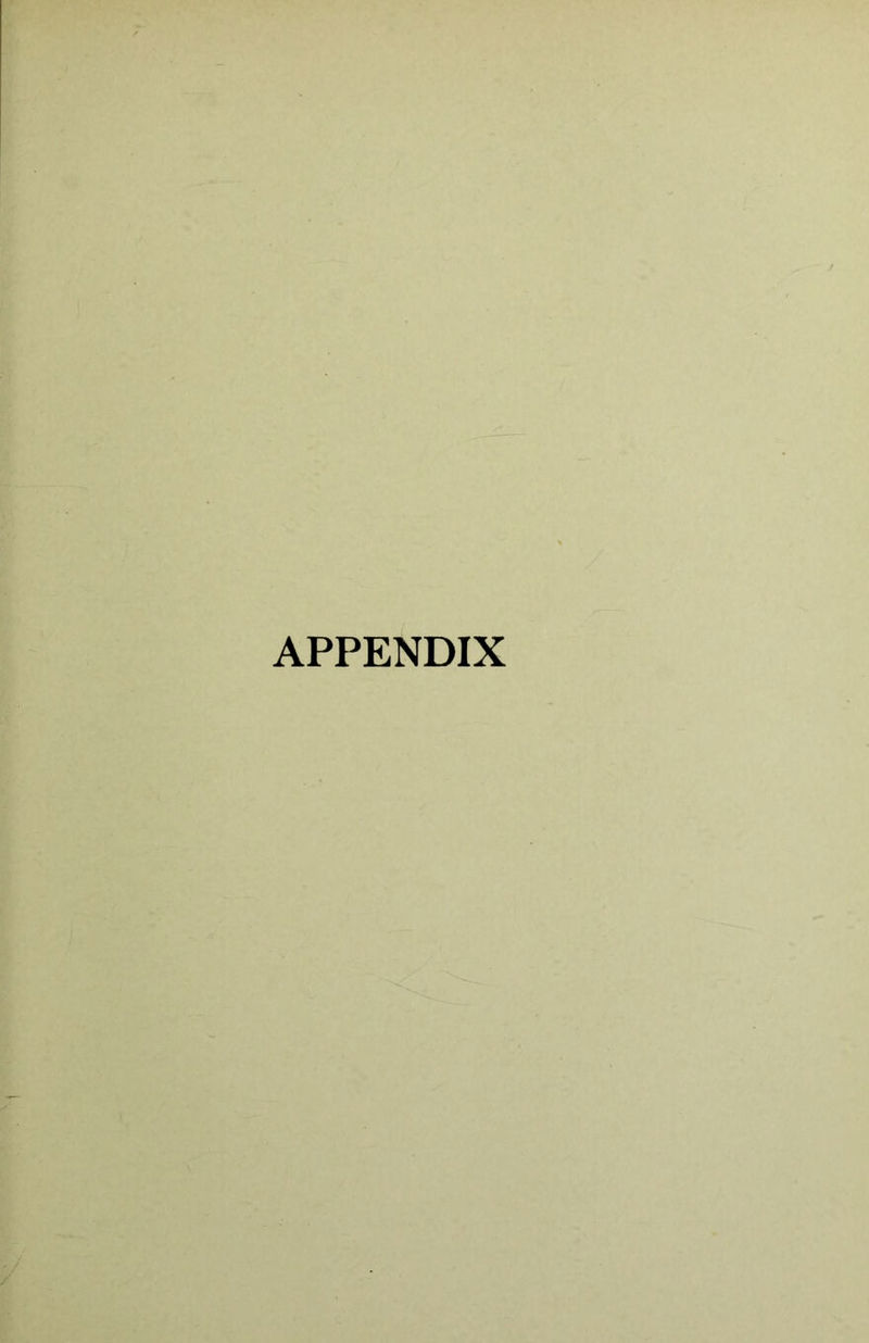 APPENDIX