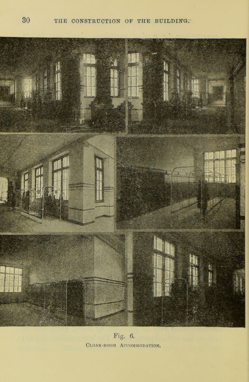 'mSaES&J v : § i Fig. 6. Cloak-room Accommodation,