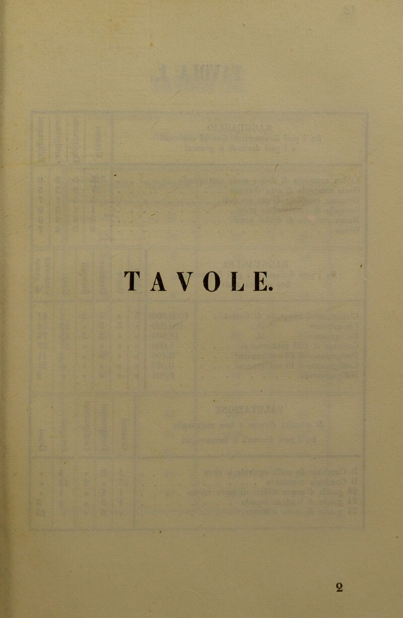 TAVOLE. 2