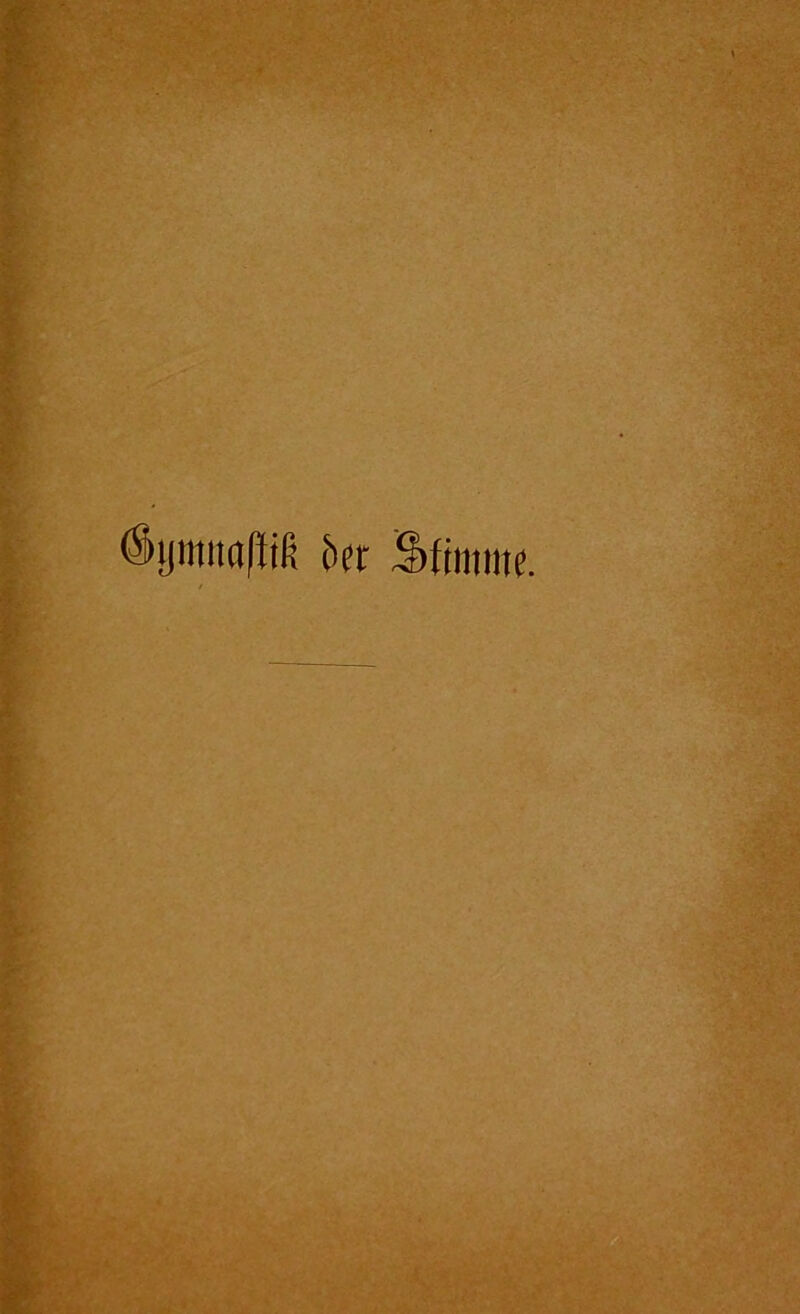 $>ytmta(liß 5« Stimme.