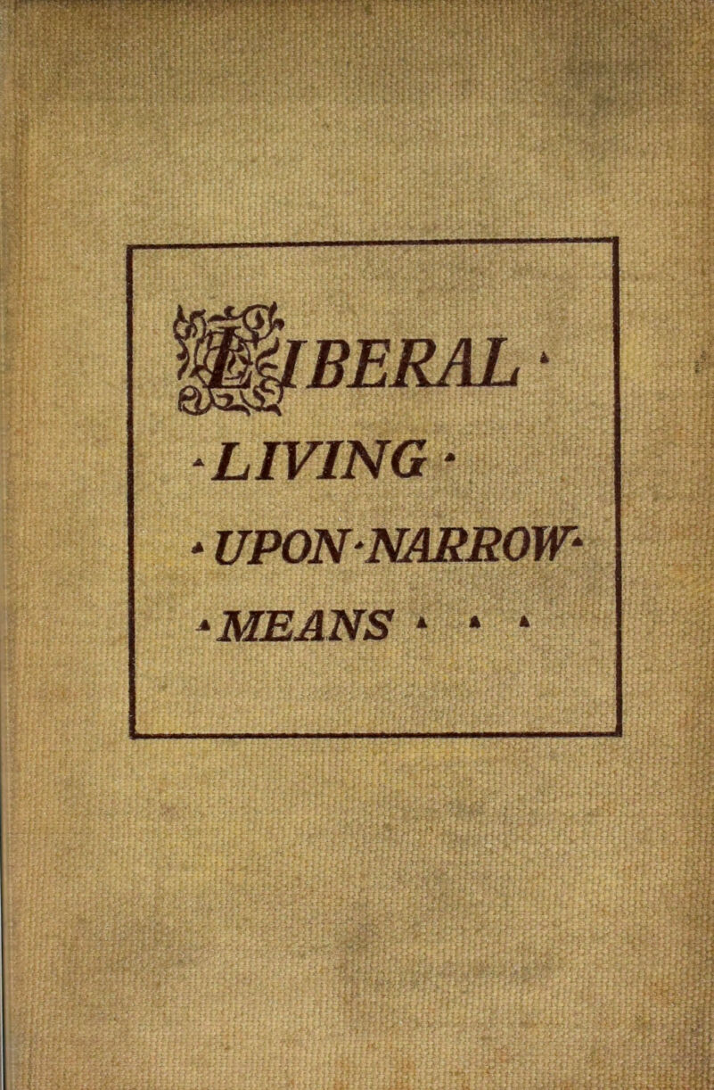 LIVING UPONNARROW- MEANS * * •