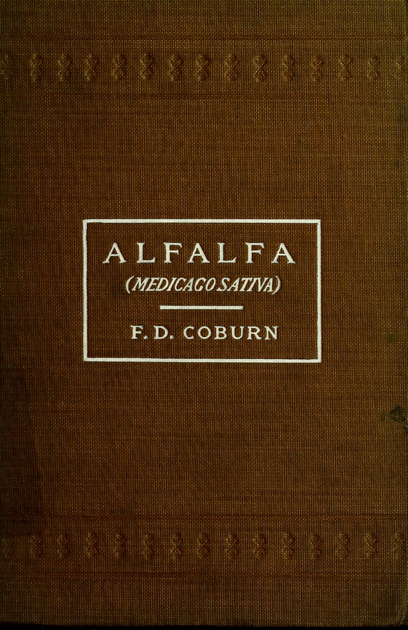 ALFALFA (MEDICAGOSATNA) F.D. COBURN