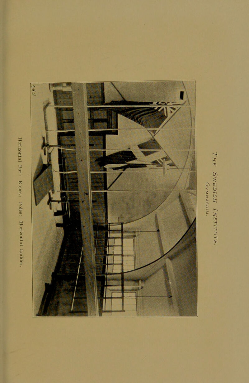 Horizontal Bar: Ropes: Poles: Horizontal I,addcr. The Swedish Institute.