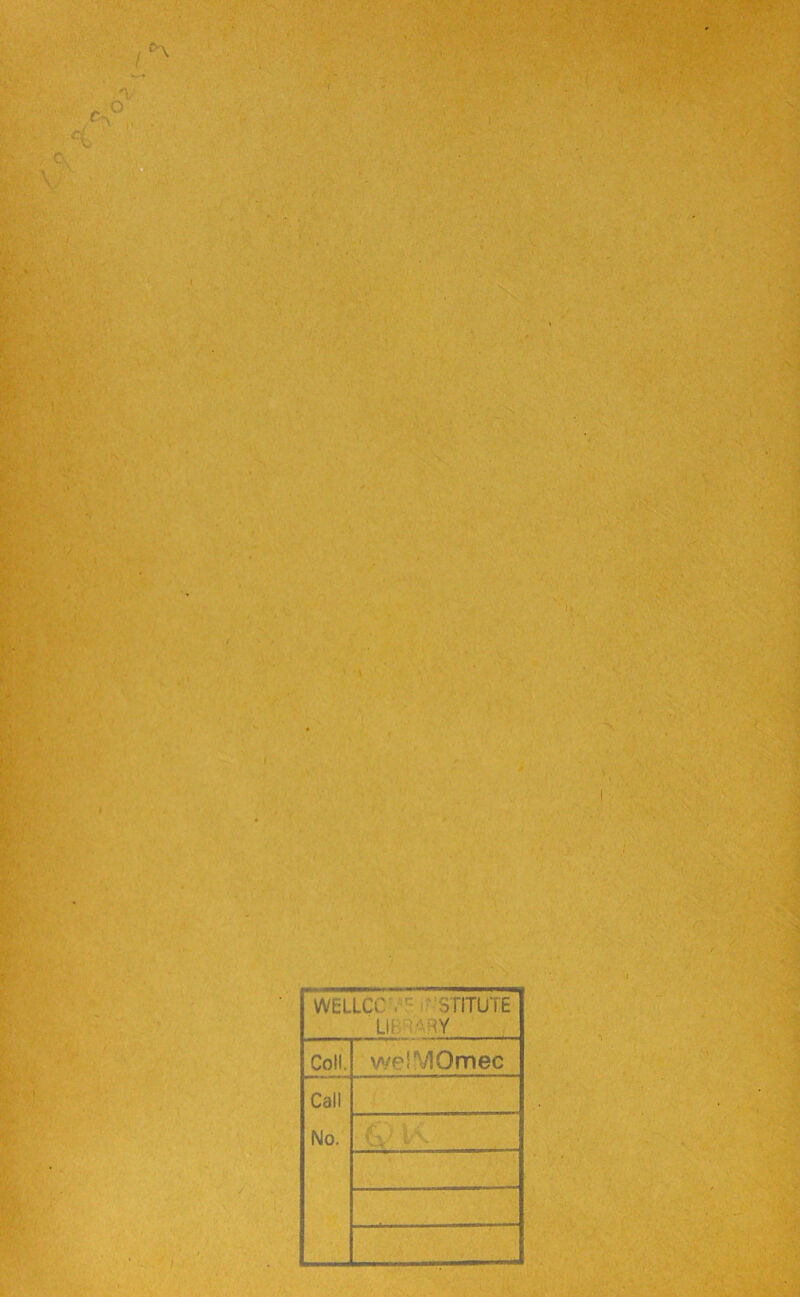 WELLCC , STITUTE Lli Y Cotí. we! MOmec Cali No. J