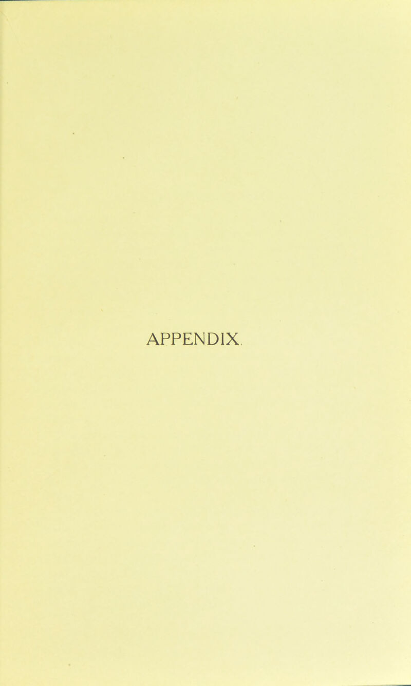 APPENDIX