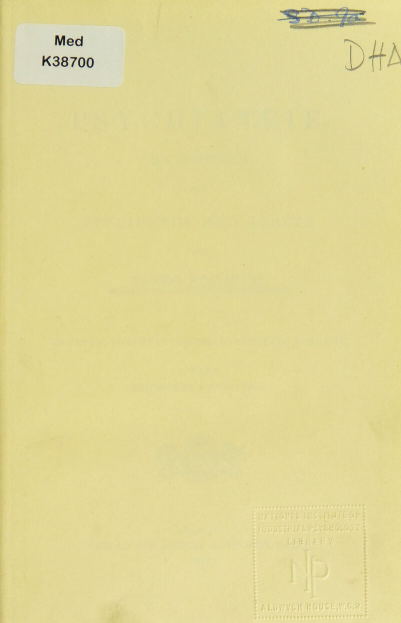 Med K38700 1.(6 ' /■ i- V f /(-M7Y0I! Bijfjr !!.(•//.]