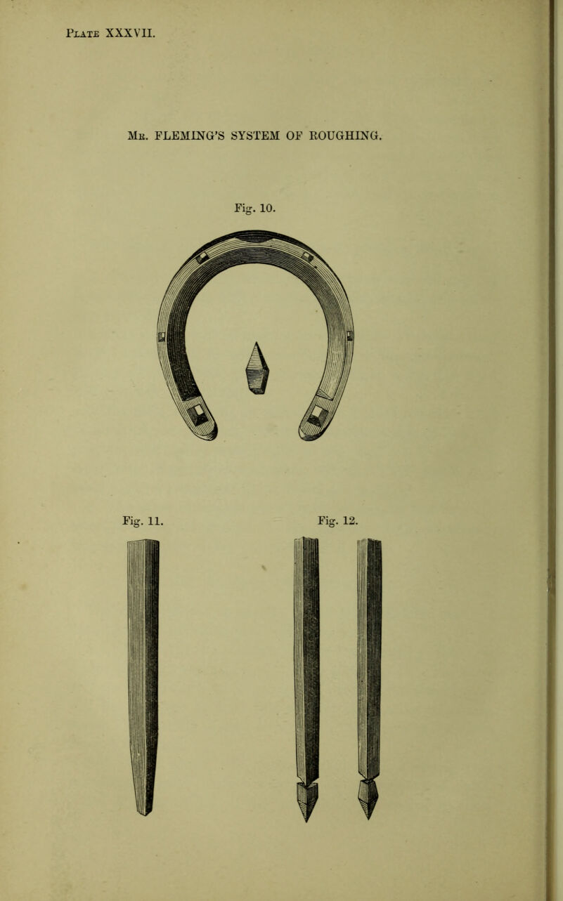 Me. FLEMING’S SYSTEM OF ROUGHING. Fis. 10. Fig. 11. Fis. 12.