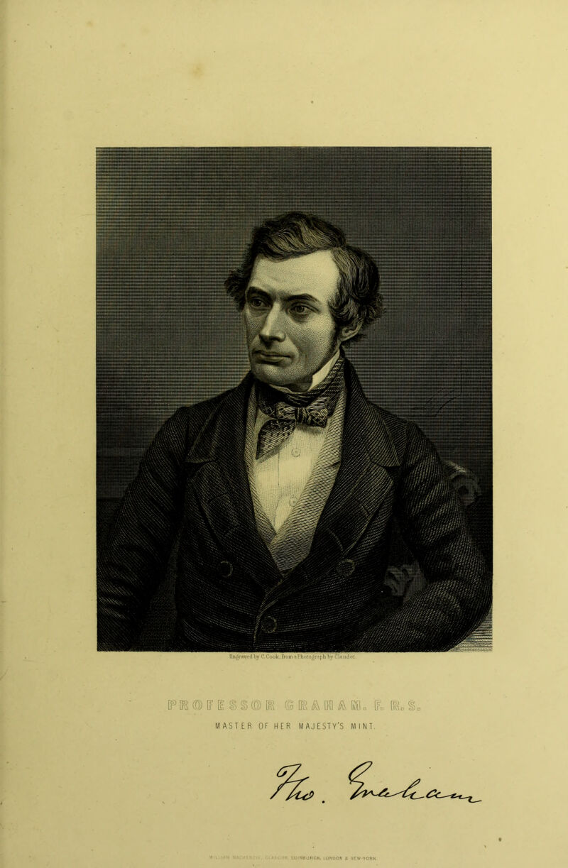 Engraved by C. Cook, from a Photograph hy Claud, et.