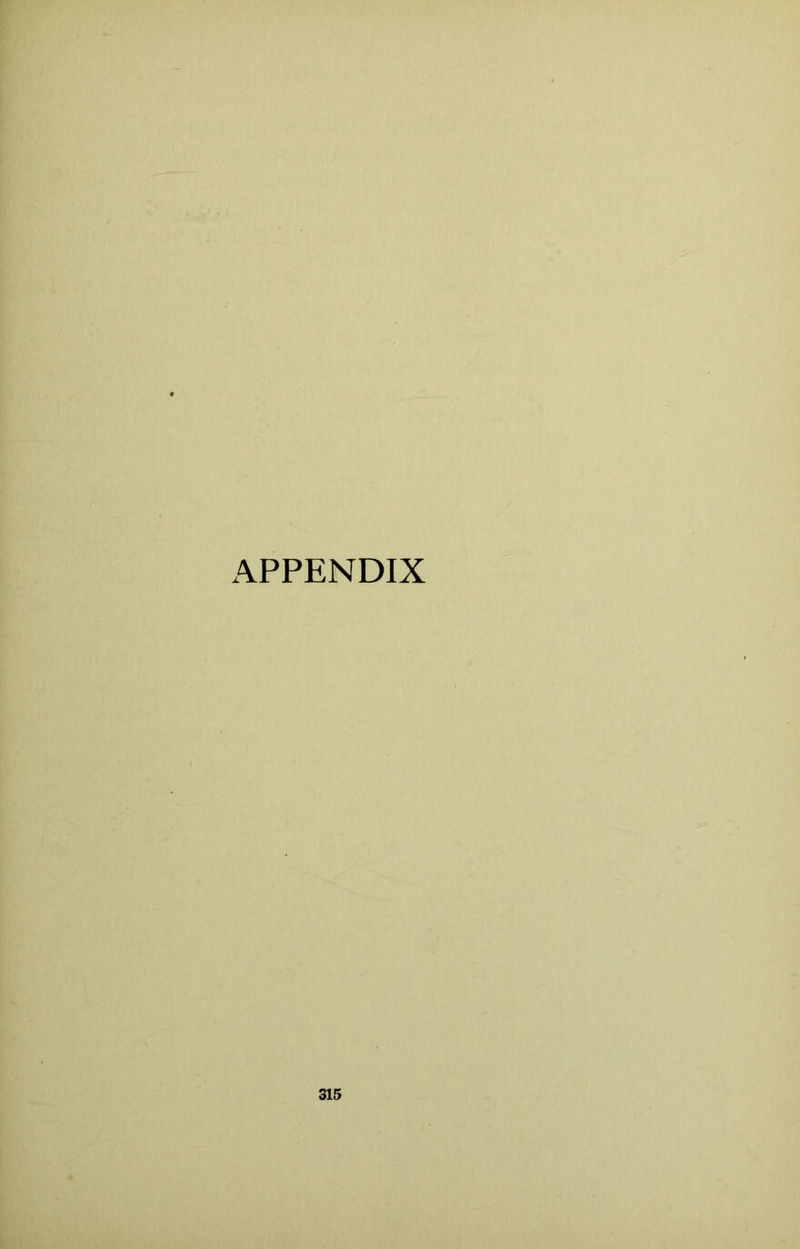 APPENDIX