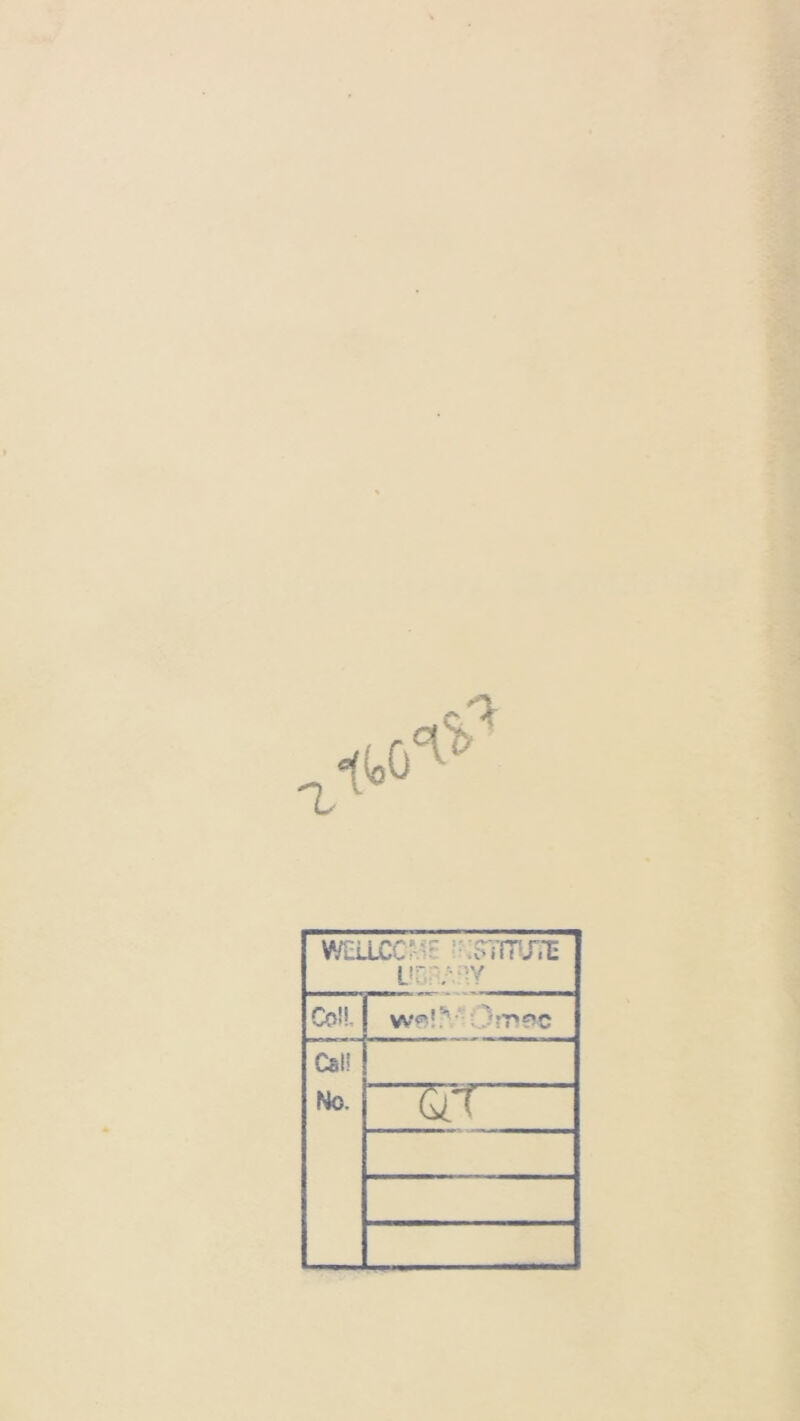 waLCcr-.ir institute U3P./.HY Co!!- wf*!!V ijrrvpc Call No. STT