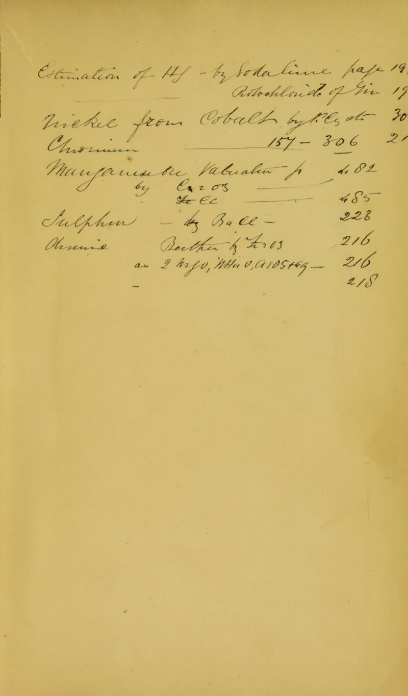 '/ ^,. r«*n., <>A<' >A ^ 4a, J'<9 <^ -?  / c6<ic-V^ y4 Sr {P-2- —- V<T^ 'St. Oi <^s ^ C%4 AA Ö-4- -f ^/f — 2S^> A