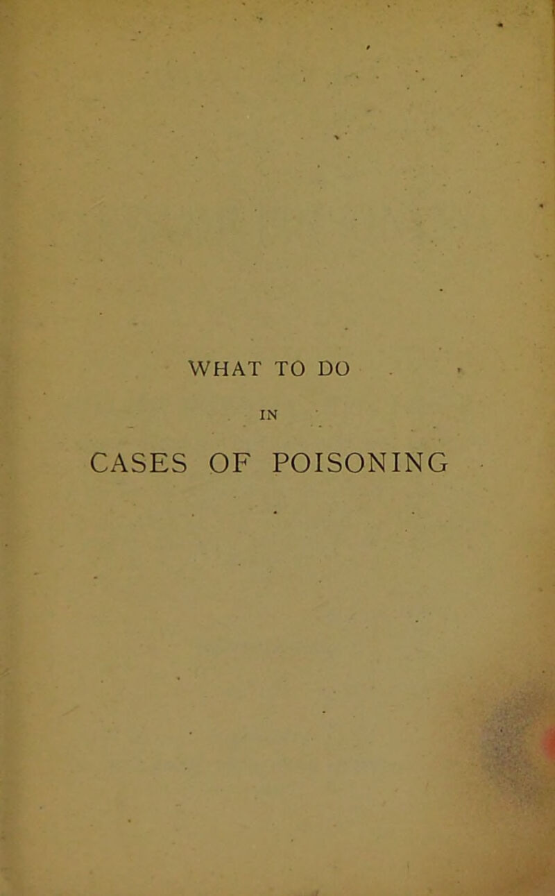 ii\ CASES OF POISONING