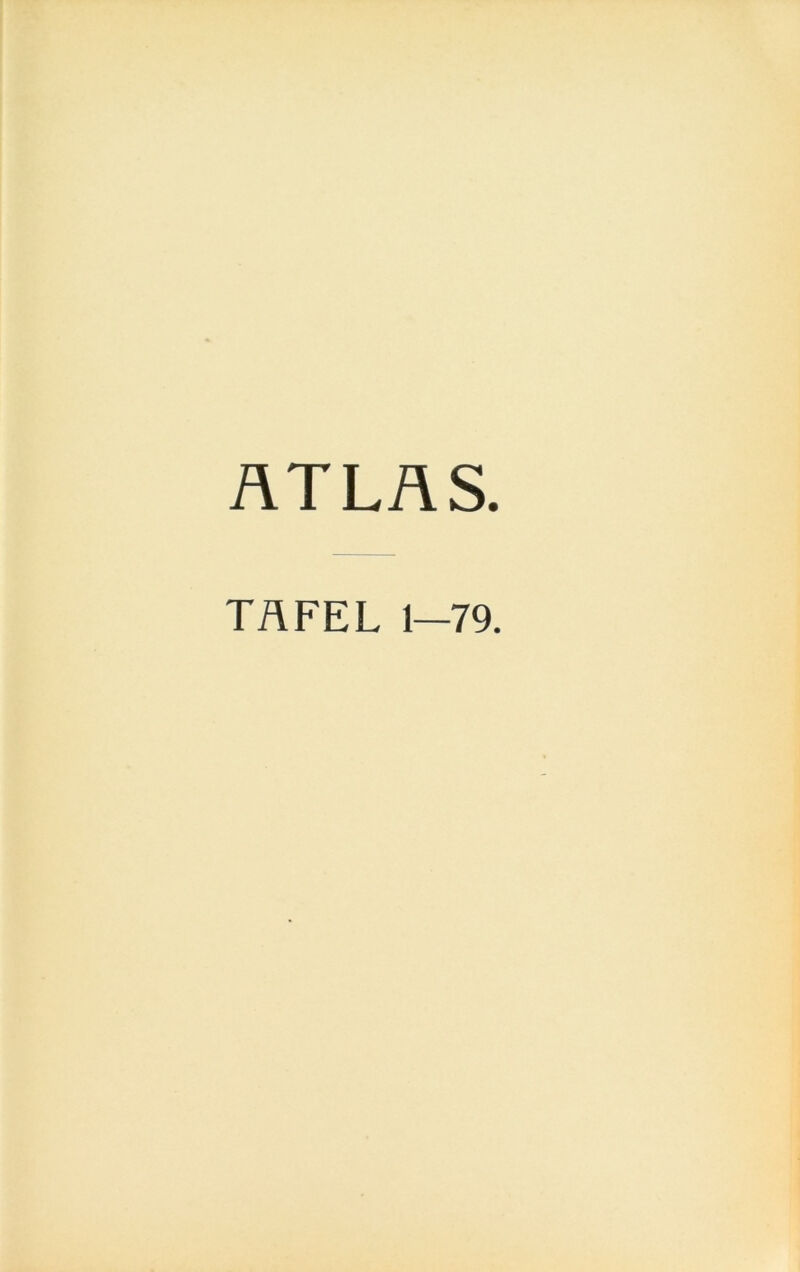ATLAS TAFEL 1-79.