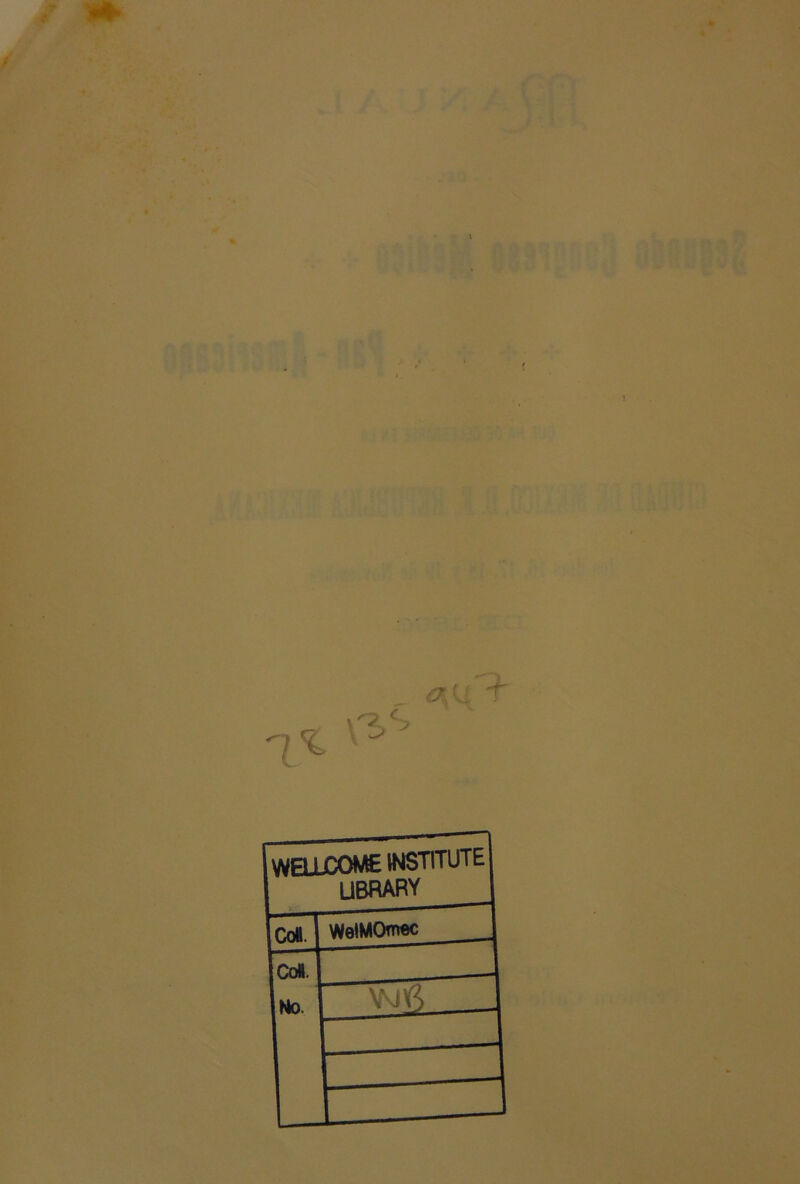 WELLCOME tNSTITUTE UBRARY Cott. WetMOmsc . C08. No.