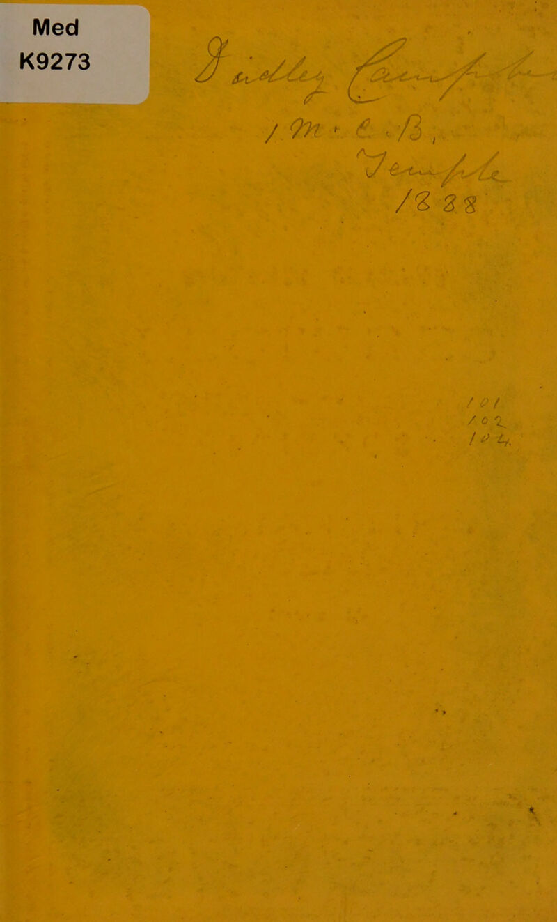 Med K9273 / oi /ox I * Li.