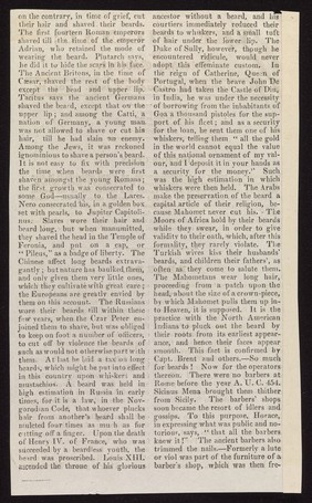 The Nic-nac; or, Literary cabinet. No.158, Saturday, January 7, 1826. Vol. IV. Beards.