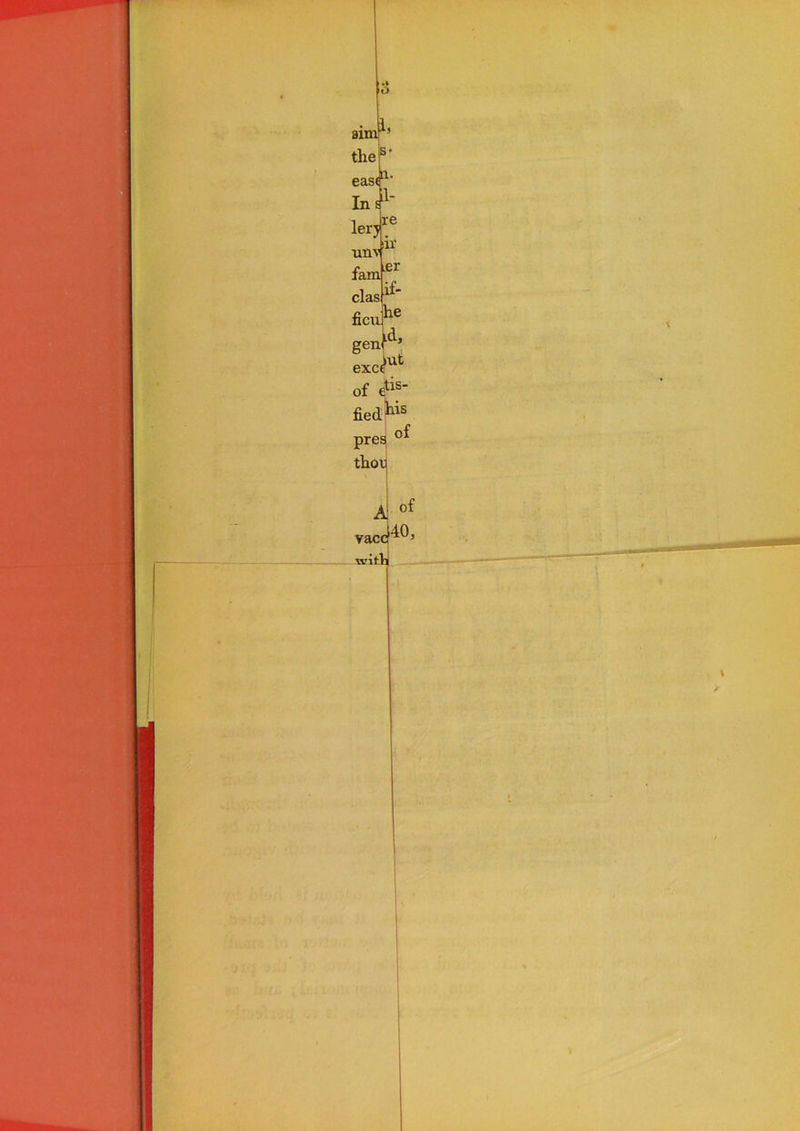 o aim thes* eas(11 Ins lerj unv fam clas ficu. genf exo fi- xe :ir ^er if- he d. of ctis- fiedhis pres thou vacc of 40,