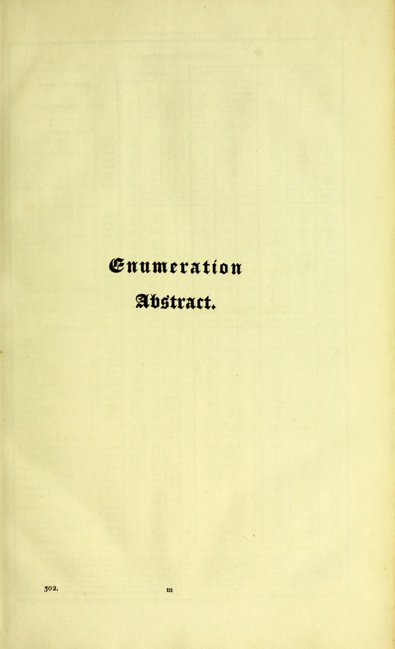 Enumeration &t>stract 502. m