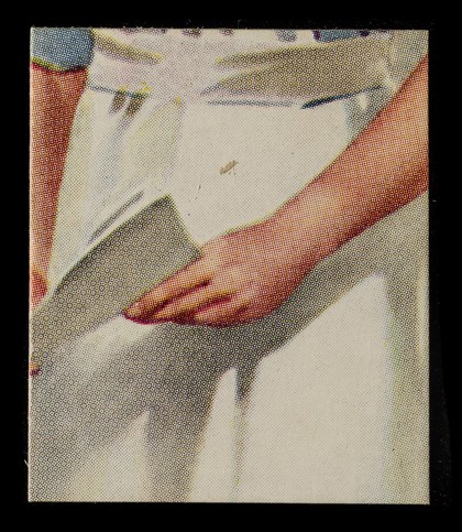 [Postcard showing a Red Cross nurse (V.A.D.) cut into 12 pieces to make a jigsaw. Same as EPH464:39].