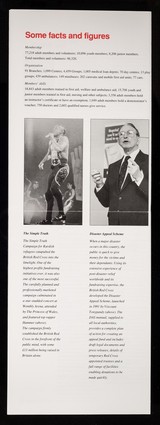 [Leaflet about the international work of the British Red Cross Society].