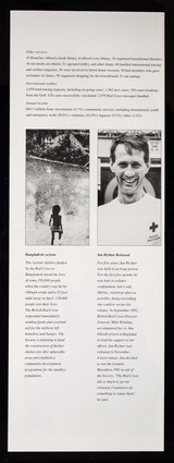 [Leaflet about the international work of the British Red Cross Society].