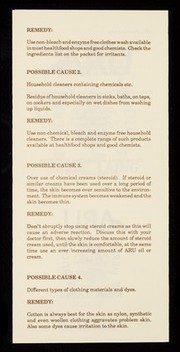 [Leaflet advertising ARU herbal products by Rosie Laing. ].