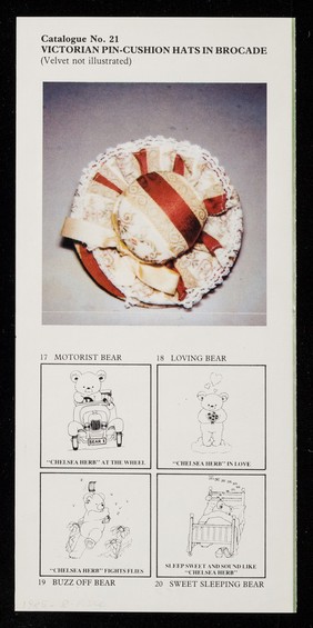 [Illustrated order form for The Chelsea Herbalist's (Worthing, west Sussex) bags of dried herbs and pot pourri].