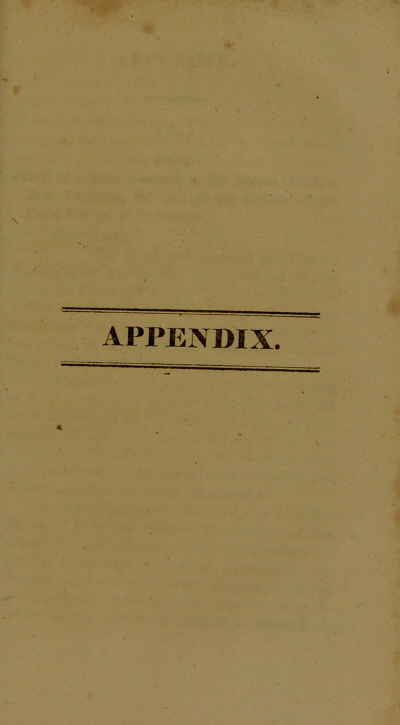 APPENDIX