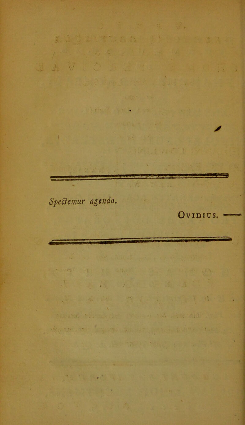 fyeciemur agendo. Ovidius.