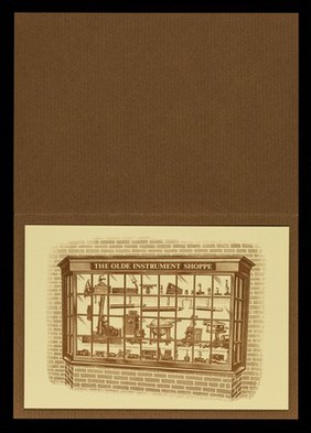 The Olde Instrument Shoppe / J.B. McCormick, M.D. ; woodblock engraving was executed by N. Paul Quirk.