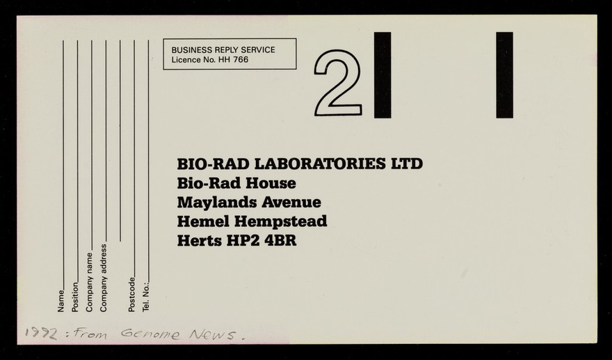 Megabase DNA separations.. : why leave it to chance? / Bio-Rad Laboratories Ltd.