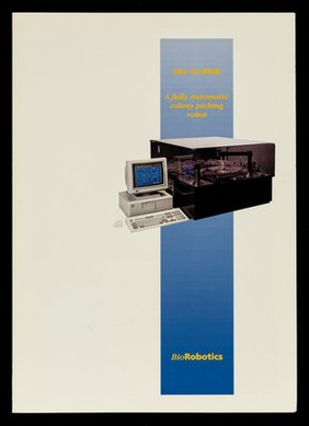 The BioPick : a fully automatic colony picking robot / BioRobotics ; sold by genetix Limited.