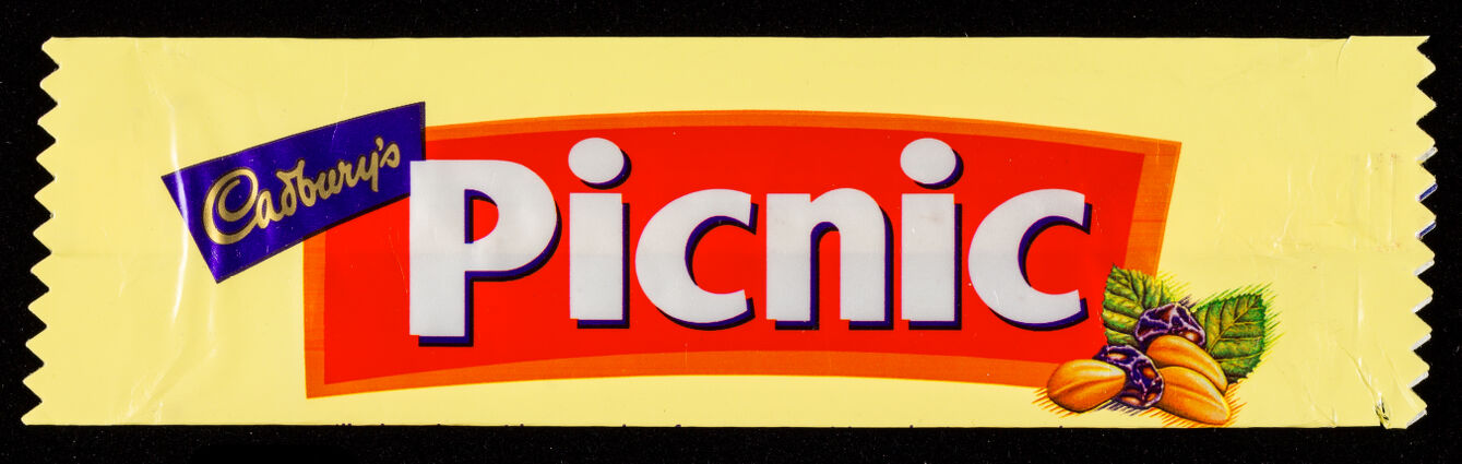 Cadbury's Picnic : milk chocolate with caramel, wafer, peanut, raisin and crispy cereal centre / Cadbury Limited.