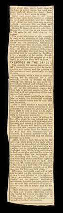Secrets of good health. XII, The white man's burden : effectual exercises / by Sir W. Arbuthnot Lane, Bart., C.B.