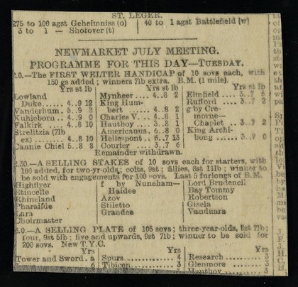 [Newspaper cutting (4 July 1882) advertising the Royal American Midgets:  General Mite, his father, E.F. Flynn and Miss Millie Edwards at the Imperial Theatre, Westminster, London].