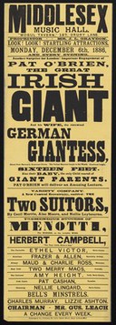 Another surprise for London! : Important engagement of Pat O'Brien, the Great Irish Giant and his wife, the renowned German Giantess direct from Barnum's American Circus : the tallest married couple in the world ...