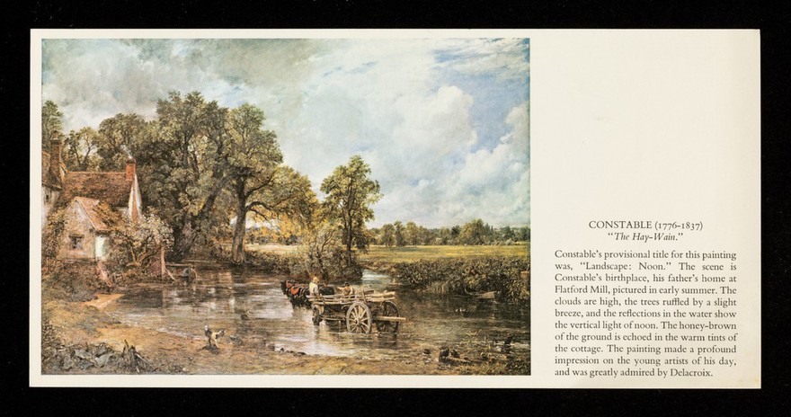 Piriex eases a cough ... : "The Hay-Wain".