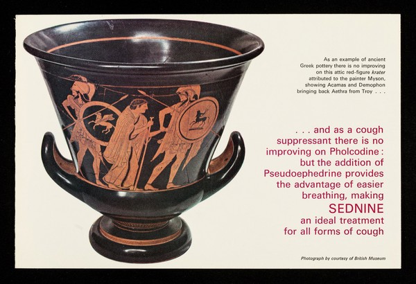 Sednine : as an example of ancient Greek pottery there is no improving on this attic red-figure krater ...