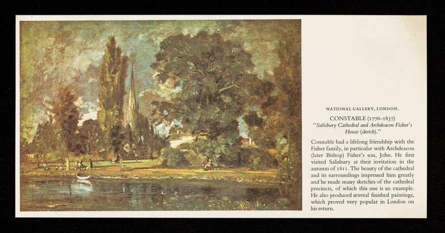 For depression and anxiety Triptafen-DA : "Salisbury Cathedral and Archdeacon Fisher's House (sketch)".