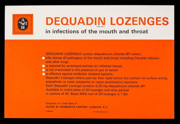 Dequadin lozenges : greenland-falcon.